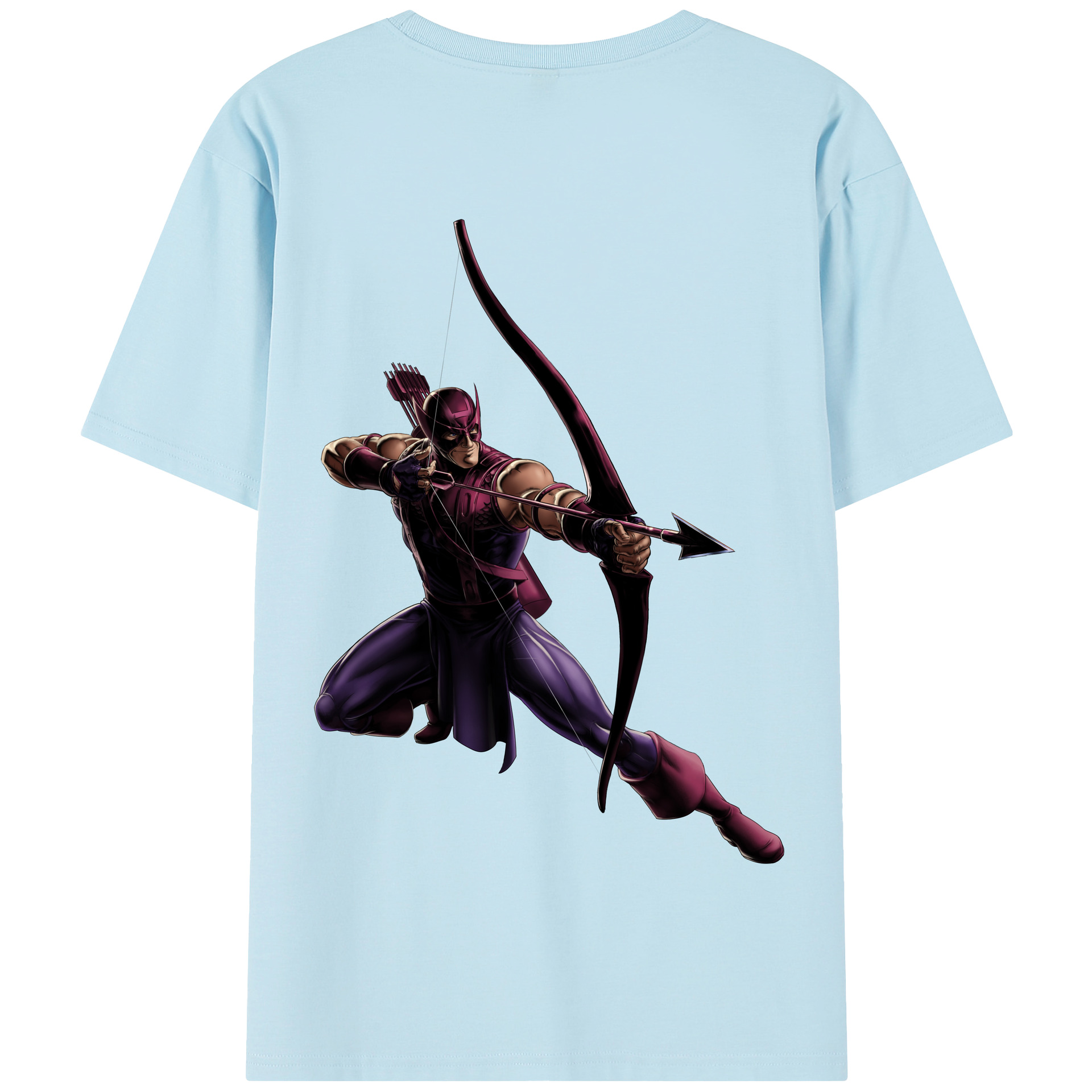 （画像用） アベンジャーズ The Avengers 綿100％半袖Tシャツ（背面プリント）